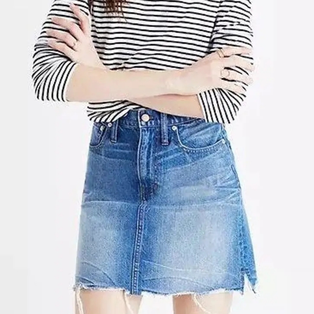 Madewell McCarren Denim Mini Skirt Size 29